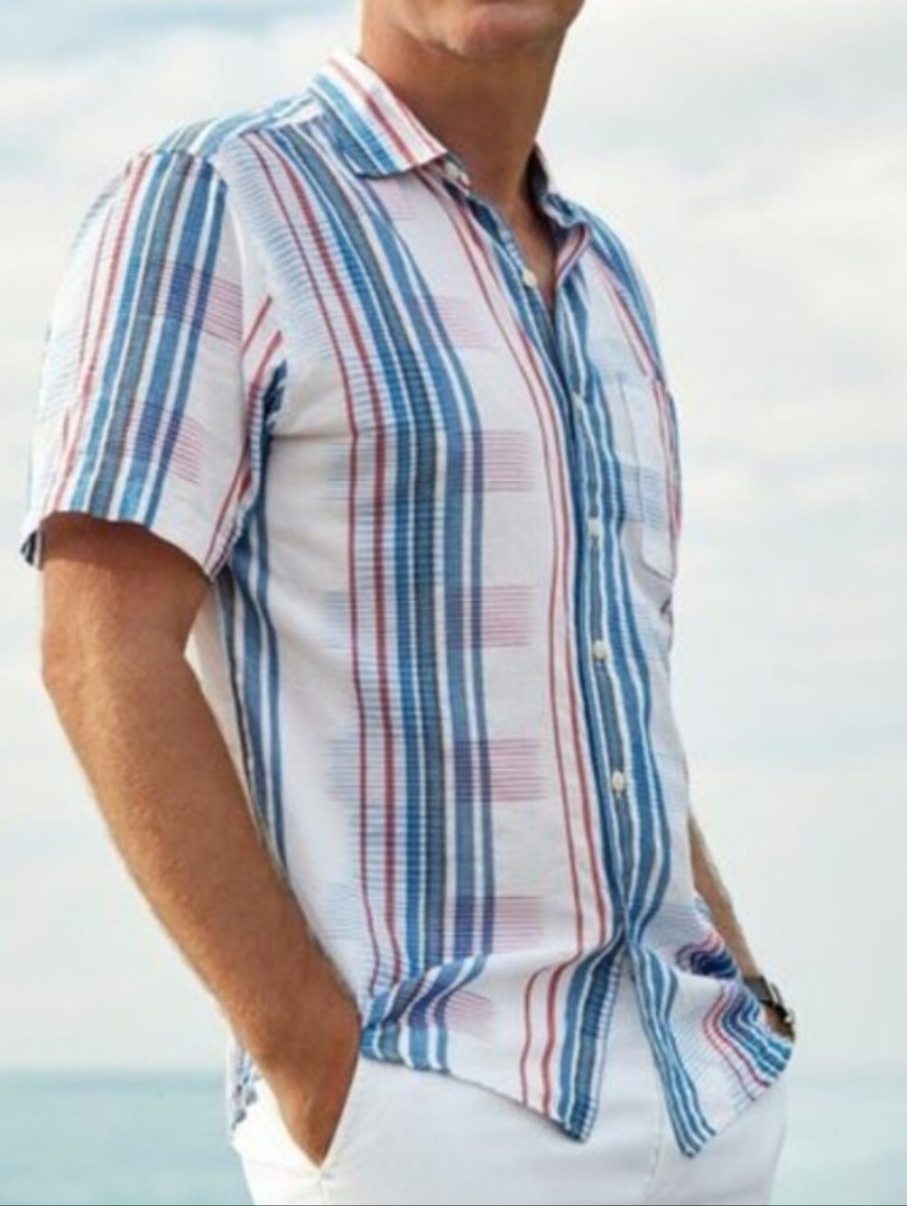 Tommy Bahama Cotton Shirt Size M